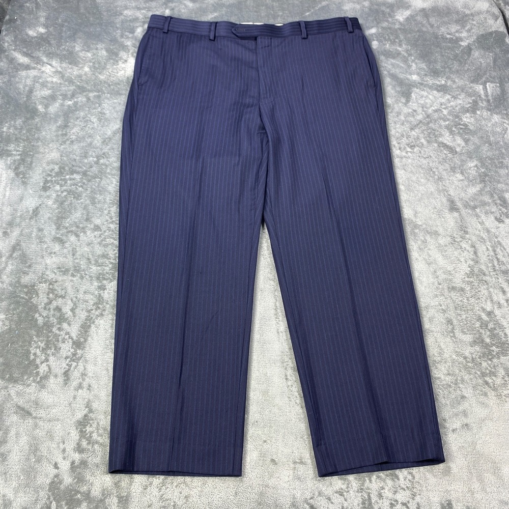 Brooks Brothers Regent Fit Dress Pants 40x36 (Fits 40x26) Pinstripe Wool *Flaw